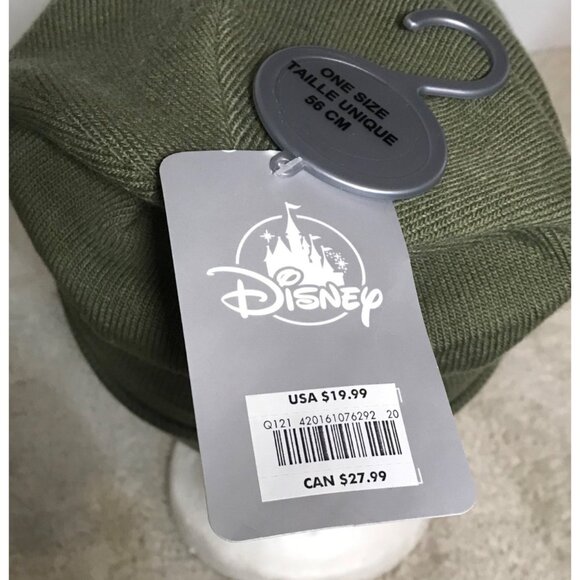 Star Wars The Child Grogu Beanie Hat Olive Green One Size L/XL Disney Parks - Picture 10 of 12